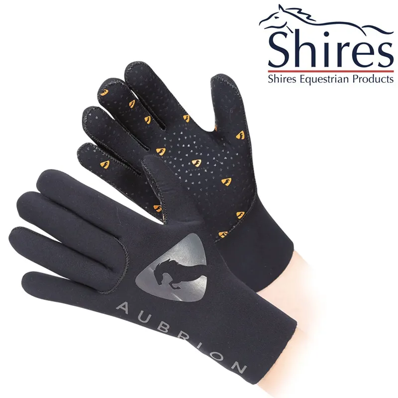 Shires Neoprene Yard Gloves - Black